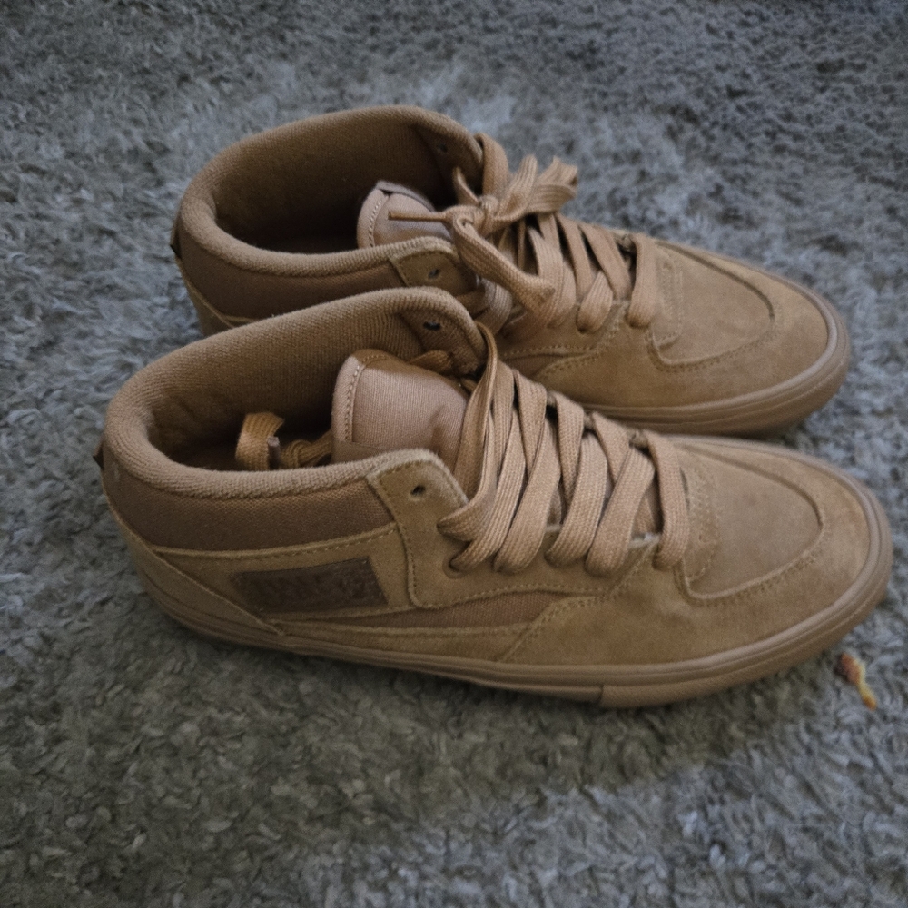 Vans Skate Half Cab Men Size 7.5 Popcush Brown And Gum 032026 - Picture 5 of 10